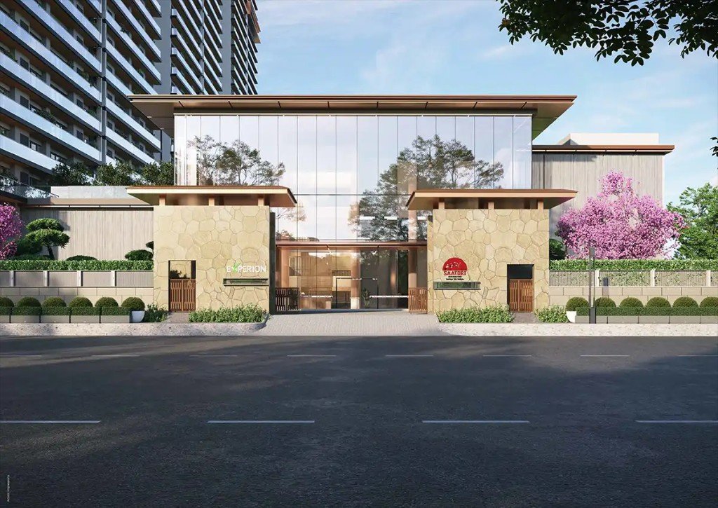 Experion Saatori main entrance